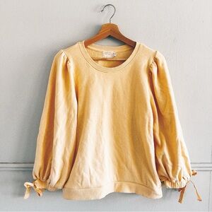 NATION LTD > Isabella Tie Cuff Sweatshirt